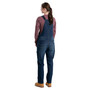 Women's Vintage Washed Flex Denim Bib Overall
