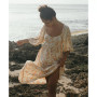 Juniors' Swept Away Printed Midi Dress