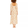 Juniors' Swept Away Printed Midi Dress
