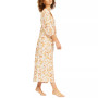 Juniors' Swept Away Printed Midi Dress