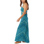 Juniors' Lila Printed Cutout Halter Maxi Dress