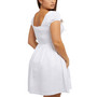 Women's Karida Cap-Sleeve Flared Dress
