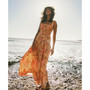Juniors' Feelin Fine Printed Cotton Maxi Dress
