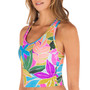Juniors' Mas Isla Racerback Tankini Top