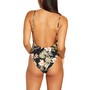 Juniors' For The Tide V-Neck One-Piece Swimsuit