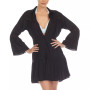 Women's Lace-Inset Button-Front Dress Cover-Up