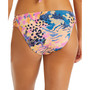 Women's Printed Fashionably Late Side-Shirred Hipster Bikini Bottoms
