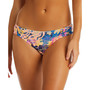 Women's Printed Fashionably Late Side-Shirred Hipster Bikini Bottoms