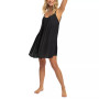 Juniors' Summer Adventures Solid Scoop-Neck Swim Dress Cover-Up