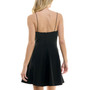 Juniors' Fringed-Trim Fit & Flare Dress