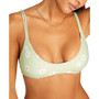 Juniors' Like Daisy Scoop-Neck Bikini Top