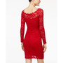 Juniors' Lace Body-Con Dress