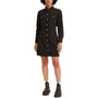 Ellie Denim Collared Button-Front Shirt Dress