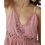Women's Ilektra Cotton Crochet-Trim Slip Dress
