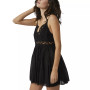 Women's Ilektra Cotton Crochet-Trim Slip Dress