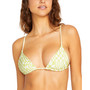 Juniors' Check Her Out Reversible Triangle Bikini Top