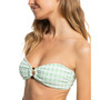 Juniors' Check It Bandeau Bikini Top