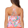 Juniors' Noumea Textured Tankini Top