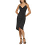 Women's Cowlneck Chain Strap Sheath Dress