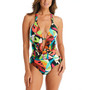 Women's Tropical Dreams Cowlneck One-Piece Swimsuit, Created for Macy's