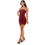 Juniors' Glittered Ruched Sheath Dress