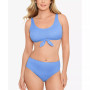 Juniors' Tie-Front Bralette Bikini Top & Bottoms, Created for Macy's