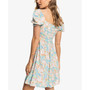 Juniors' Hello Petal Printed Mini A-Line Dress