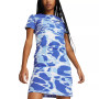 Women's Summer Splash Printed Short-Sleeve Dress