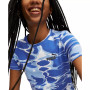 Women's Summer Splash Printed Short-Sleeve Dress