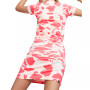 Women's Summer Splash Printed Short-Sleeve Dress