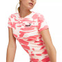 Women's Summer Splash Printed Short-Sleeve Dress