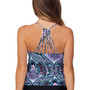 Juniors' Noumea Strappy-Back Tankini Top