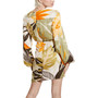 Women's Cassia Jacquard Twist-Front Balloon-Sleeve Dress