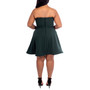 Trendy Plus Size Strapless Bustier Dress