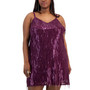 Trendy Plus Size Fringe Sequined Slip Dress