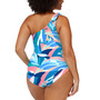 Trendy Plus Size Marita One-Shoulder One-Piece Swimsuit