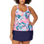 Trendy Plus Size Miami Nights Rimini Tankini & Matching Bottoms