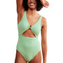 Juniors' Color Jam Cutout One-Piece Swimsuit