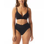 Women's Astra Plunge-Neckline Lace-Up Bikini Top & Serene V-Waist Crossover Bikini Bottoms