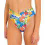 Juniors' Beach Botanic Cheeky High-Waist Bikini Bottoms