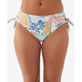 Juniors' Zephora Encinitas Printed Mid Rise Bikini Bottoms