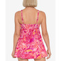 Women's Tummy-Control Bow-Front Swim Dress, Created For Macy's