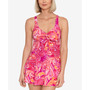Women's Tummy-Control Bow-Front Swim Dress, Created For Macy's