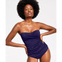 Ruched Tankini & High-Waist Bikini Bottoms