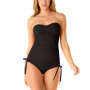 Twist Front Tankini Top & Side-Tie Bottoms