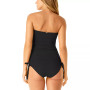 Twist Front Tankini Top & Side-Tie Bottoms