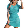 Women's Storyteller Cutout V-Neck Cover-Up Dress