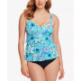 Women's Triple Tier Tankini Top & Bottoms