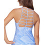 Juniors' St. Croix High-Neck Tankini Top