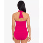 Beach Club Molded Cup Halter Tankini Top & Hipster Bikini Bottoms